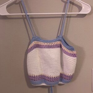 SHEIN Multicolor Crochet Camisole